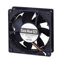 Sanyo Denki 109P1324H1D01 Axial DC Axial Fan, 127x127x38mm, 24VDC, Locked Rotor Sensor