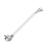 Volex 17810 326 C3 No Receptacle Power Cord  10AMP 250V 6FT 5IN (2.0m) GRAY