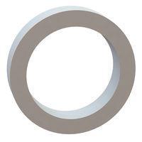 Essentra Components 17W05423 Flat Washer Flat Washer, .404 ID, .542 OD, .110 Thick, Natural, Nylon