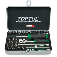 TOPTUL GCAD3102 31PCS 1/4" DR. Socket Set (1/4", 31 pcs)