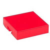 NKK Switches AT4074C Button SQ RED LENS FOR UB ILLUMINATED