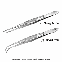 Hammacher HA.HWC070.10 Dressing Forceps, SS, Straight, with Pin, L105mm