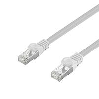 Taoglas TEC11WHT1.3048 Ethernet Cables / Networking Cables Taoglas Ethernet Cable, RJ45, RJ45, White, Premium SF/FTP Cat6A 26 AWG, 10ft (3048mm), Circular, Stranded, Drain Wire, Snagless, 50 mirco-in gold, 6.3mm OD