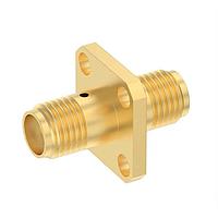 Radiall R126710113 RF Adapters - In Series SMA Adapter F/F Beryllium Copper version Gold plated ,Copper underplate