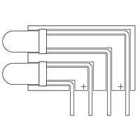 VCC 5684F3_1_5_7 LED Circuit Board Indicators T1 LED CBI QUAD ARRAY