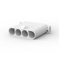 AMP Connectors - TE Connectivity 794117-1 Receptacle Housings 04P .156 CAP F/H