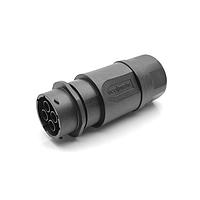 Amphenol SINE Systems RTS1BS16N4S03 Connectors Inline Receptacle 4 POS SZ 16 Socket