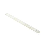 HellermannTyton MSMP6/109C2 Cable Tie Mounting Plates Cable Tie Mounting Plate, 9.5 x .62", 0.2" Hole Dia, 0.3" Max Tie Width, PA66, Natural, 100/pkg