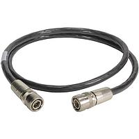 HARTING 21332929853100 Sensor Cables / Actuator Cables M12 X-code PushPull Press&Go Double Ended Cable Assembly, 8pin, straight male to straight male, EtherRail Flex (4x2xAWG24/7) Cat7 black, 10m