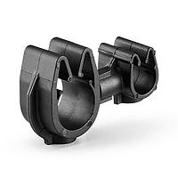 HellermannTyton 156-02285 MOC Clip to MOC Clip MOC Clip to MOC Clip, 5 mm, 10 mm, PA66HIRHSUV, Black, 2000/ctn