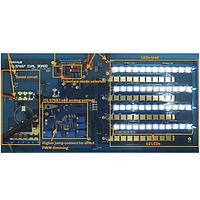 Intersil ISL97687IRTZ-LEVALZ Evaluation Boards ISL97687IRTZ -EVALUATION BOARD -28 LD TQFN - 12 LEDs/CH - RO