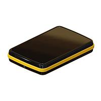Serpac CX60DBKAYL Hand Held CX-60 Series Waterproof Pocket Enclosure with Yellow Seal. Three-Piece Design, Polycarbonate Plastic, Integrated Waterproof Seal, IP 65, 66, 67; NEMA 4X, 12, 13 Ratings