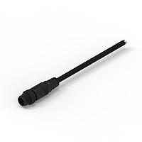 Wurth Elektronik 643611120308 Sensor Cables / Actuator Cables WRCIRC M12  Screw  Coding A  Cable Assembly  with 2 m PVC cable Straight with Plastic Coupling Nut Male connector, polarity 8