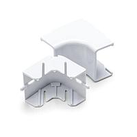 HellermannTyton TSRP3W-33-1 Wire Ducting & Raceways Internal Corner Cover, 1-3/4", 1" Bend Radius, PVC, White, 1/bg