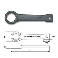 TOPTUL AAARA0A0 Slogging Ring Wrench (100mm, L=435mm)