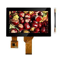 TechNexion TDP0700T800480PCAPKIT On Screen Display Kits 7 INCH 800 x 480 PCAP MULTI TOUCH LCD PANEL INCLUDING TTL ADAPTOR AND CABLES
