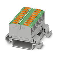 PHOENIX CONTACT 1019540 DIN Rail Terminal Blocks PTVFIX 18X2,5-NS35A GN