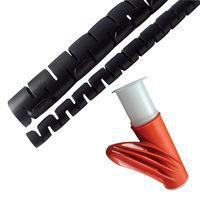 Essentra Components SHR-20-PPB Slit Harness Wrap Slit Harness Wrap.Black.23MM Max. 1 EA=30 Mtr