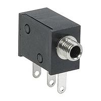 Same Sky (formerly CUI Devices) MJ1-2502 Phone Connectors audio jack, 2.5 mm, rt, mono, through hole