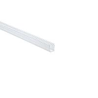 HellermannTyton 184-11012 High Density Slotted Wall Wiring Duct High Density Slotted Wall Wiring Duct, 1" x 1.5", Non-Adhesive, PVC, White, 120ft/Carton