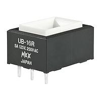 NKK Switches UB16RKW03N Pushbutton Switches RECT SPDT ON-ON PC TERM BODY ONLY 6A