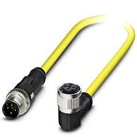 PHOENIX CONTACT 1424977 Sensor Cables / Actuator Cables SAC-4P-MS/ 5,0-547/ FR SCO BK