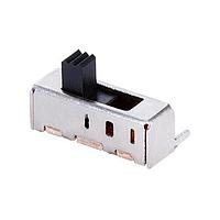 Same Sky (formerly CUI Devices) SLW-166261-4A-RA-N-D Slide Switch 16.5 x 6.2 x 6.1 mm, 4 mm Raised Slide Actuator, Right Angle, Through Hole