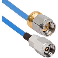 Amphenol SV Microwave MS24-085-MSLPSMA-180 RF Cable Assemblies 2.4mm STR M to SMA LowProfile M 18"Cable