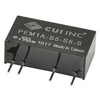 CUI Inc PEM1A-S5-S5-S Isolated 4.5-5.5Vin 5Vout 200mA 1W Iso SIP7