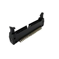 Adam Tech MHR-34-HUAL Shrouded 34P RIGHT ANGLE W/ LONG LATCHES