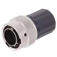 Amphenol SINE Systems RT06128PNHEC03R Connectors Plug, 8 Position, Male, Shell Size 12, Silicone Seal, and End Cap with Reduced Diameter Individual Wire Sealing, Range 14 - 24AWG