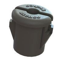 Essentra Components SB-1 Snub Snub Bushing,Black,3/8 inHole