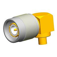 Amphenol RF 122422 Connectors TNC R/A PLUG SOLDER .141 SEMI RIGID