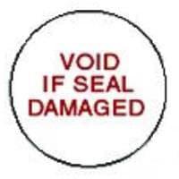 Q-Cee's - TE Connectivity M5031 Tamper Evident Labels VOID IF SEAL BRKN