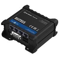 Teltonika RUT955W03660 Cellular Routers 4G/3G/2G/LTE CAT4, Cellular Router, Dual SIM, WiFi 2.4 Ghz, 4 x Ethernet, 10x  I/Os, RS232, RS485, GNSS (GPS), microSD, USB. Regions: North America (AT&T, T-Mobile, Verizon, Bell, Rogers, Telus) version. USA power supply