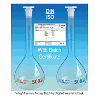 WITEG WI.3670010 Flask vol. amb. 100