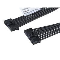 Molex 224089-1082 Specialized Cables KK Plus 250-to-KK Plus 250 2.50mm P SR 150mm Lgth 8 Ckts Blk