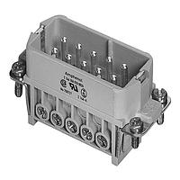 Amphenol Tuchel C146-10A010-002-4 Inserts Pin Insert 10 Way Heavy Mate