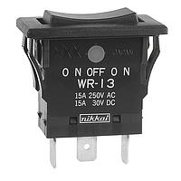 NKK Switches WR13AF/CUL Rocker Switches Series WR Environmentally Seal