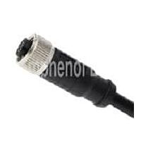 Amphenol LTW MSAS-05BFFM-SL8D01 Sensor Cables / Actuator Cables M12 Circular Metric Connector, A Code, Metal, 4A, 05 pins, Female Connector, Female Contact, Straight, Screw Thread, Overmolded, Length 1000mm, IP68 / IP69K