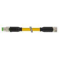 Murrelektronik 7000-88001-0100100 Sensor Cables / Actuator Cables M8 male 0 / M8 female 0, PVC 3x0.25 ye UL/CSA 1m