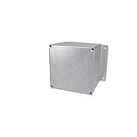 Bud Industries CU-4475 Enclosures Econobox Diecast Aluminum Box with Mounting Bracket (4.8 X 3.8 X 4.8 In)