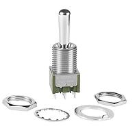 NKK Switches M2027B2B1W01 Toggle Switches ON-ON-(ON) SP3T LG TOGGLE