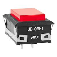 NKK Switches UB06KW015C-CB Panel Mount Indicators / Switch Indicators RECT RED LED & LENS WHT DIFF SNAP-IN LUG