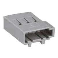 Hirose Electric GT21AN-3PP-HU Housings Housing M con 3 coax Brckt N, Lt grey