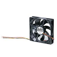 Sanyo Denki 9S1212P4F01 Axial DC Axial Fan, 120x120x25mm, 12VDC, Silent Series, Tachometer, PWM