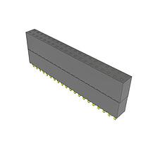 Samtec ESW-120-33-G-D Stackthrough .100" Elevated Socket Strip