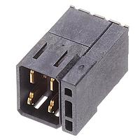 Molex 78347-2004 Headers Impact Pwr 3Pr RAHdr RHDn PF.76AuLF 4Ckt