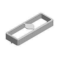 Masach Tech MS453-10F EMI/RFI Shield Frame, Two-Piece 45.3 x 16.2 x 6mm Two-piece Drawn-Seamless RF Shield/EMI Shield FRAME (CRS)