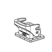 HARTING 19432060330 Housings Han-Eco 6B Rear Fit Single Lever